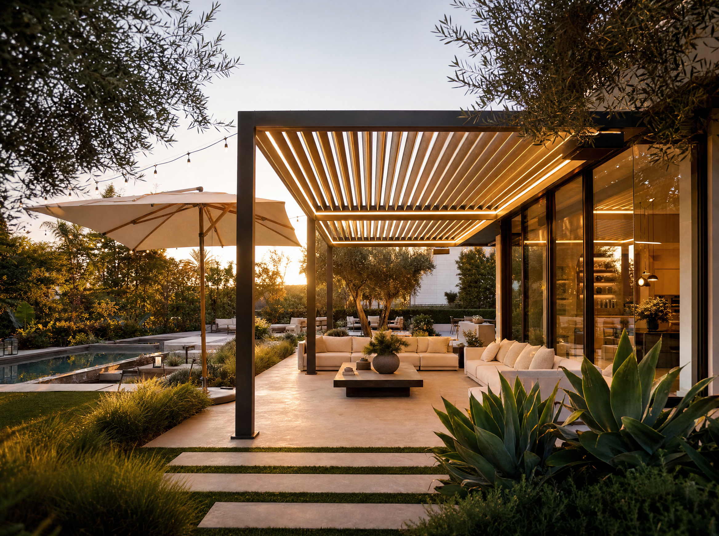 Outdoor Living - styled complete backyard