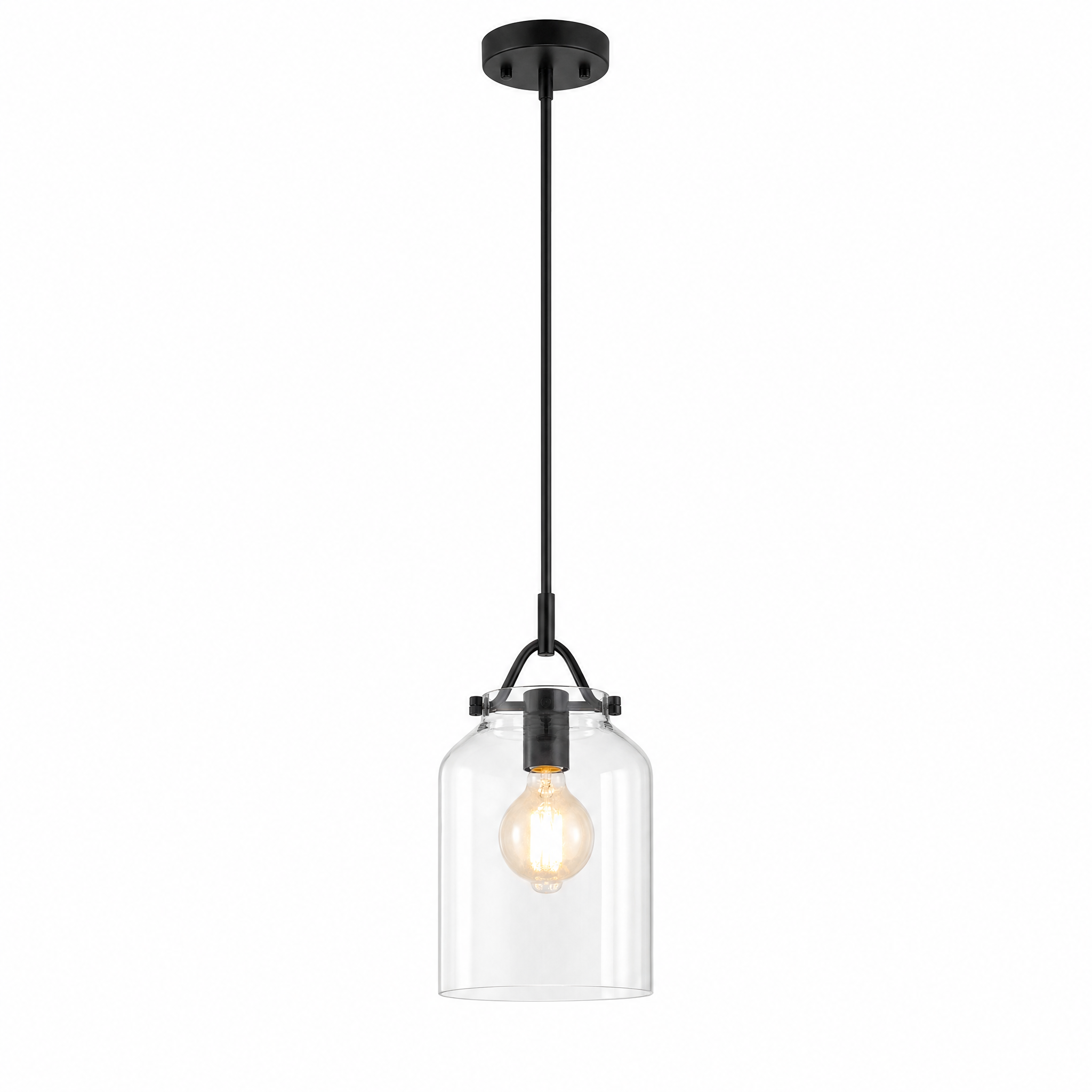 Hanton Nordic Metal Morandi Metal Pendant Light - Nordic Minimalist Fixture Light