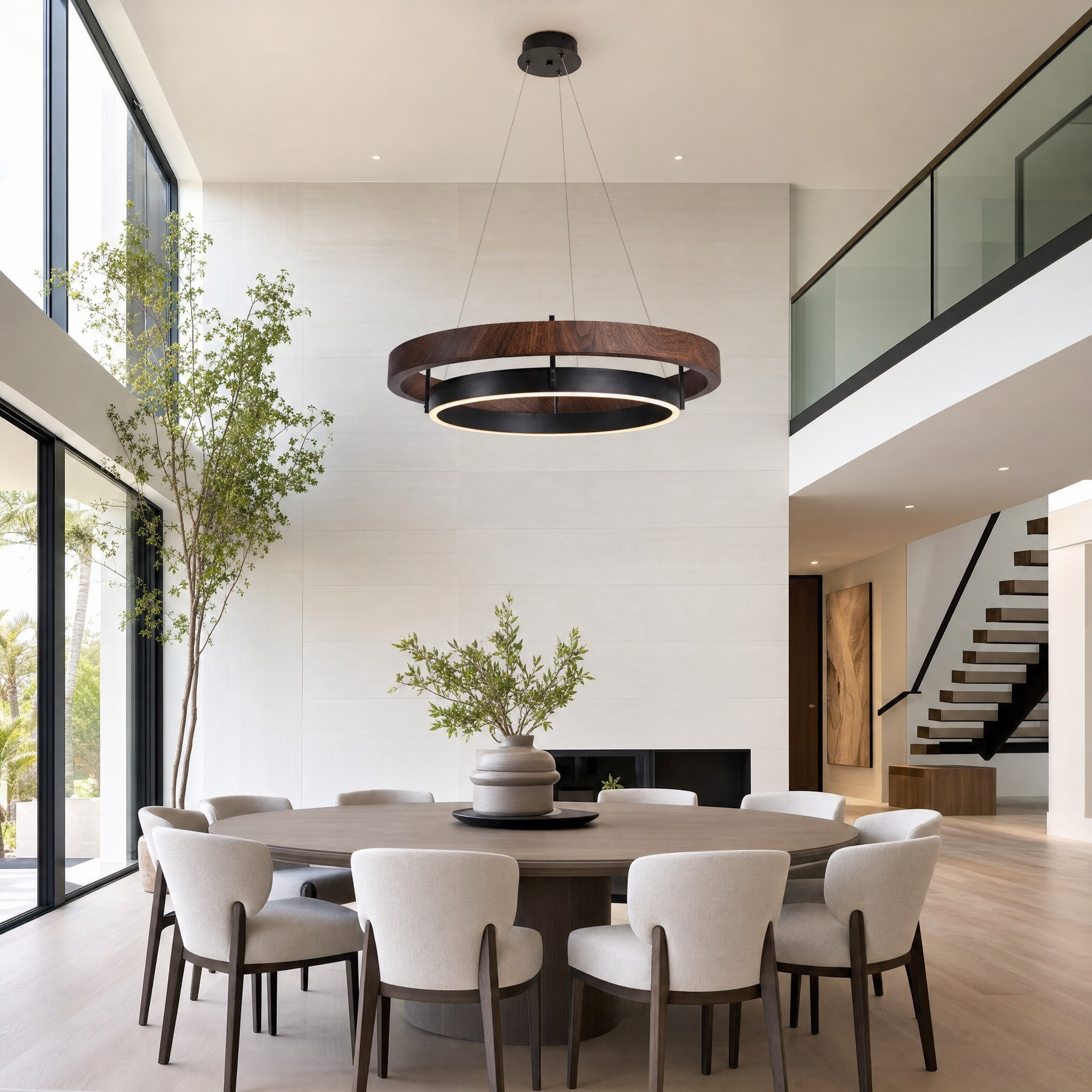 Ring Dunst Chandelier - dining lifestyle