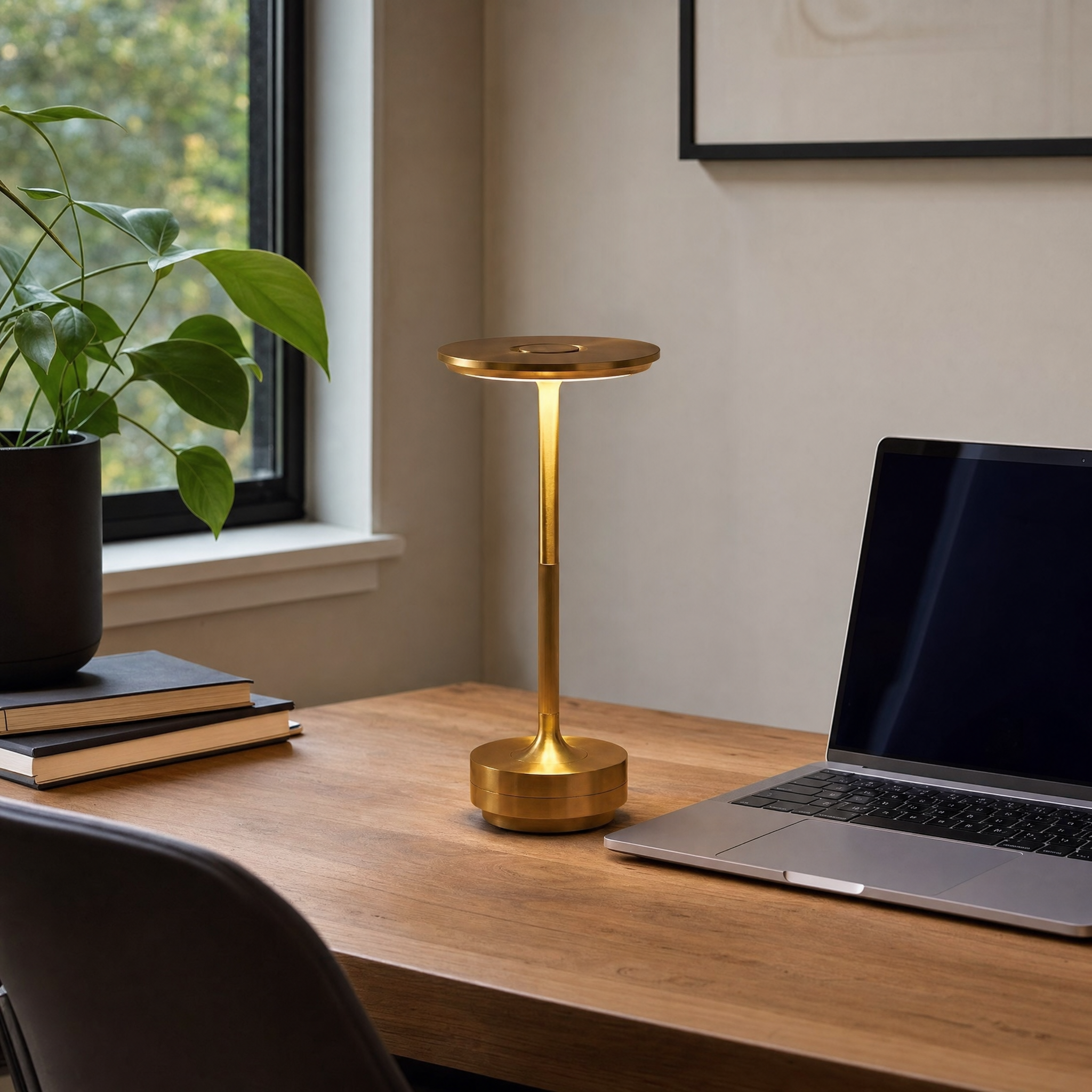 USB Dish Lamp - home office desk lifestyle