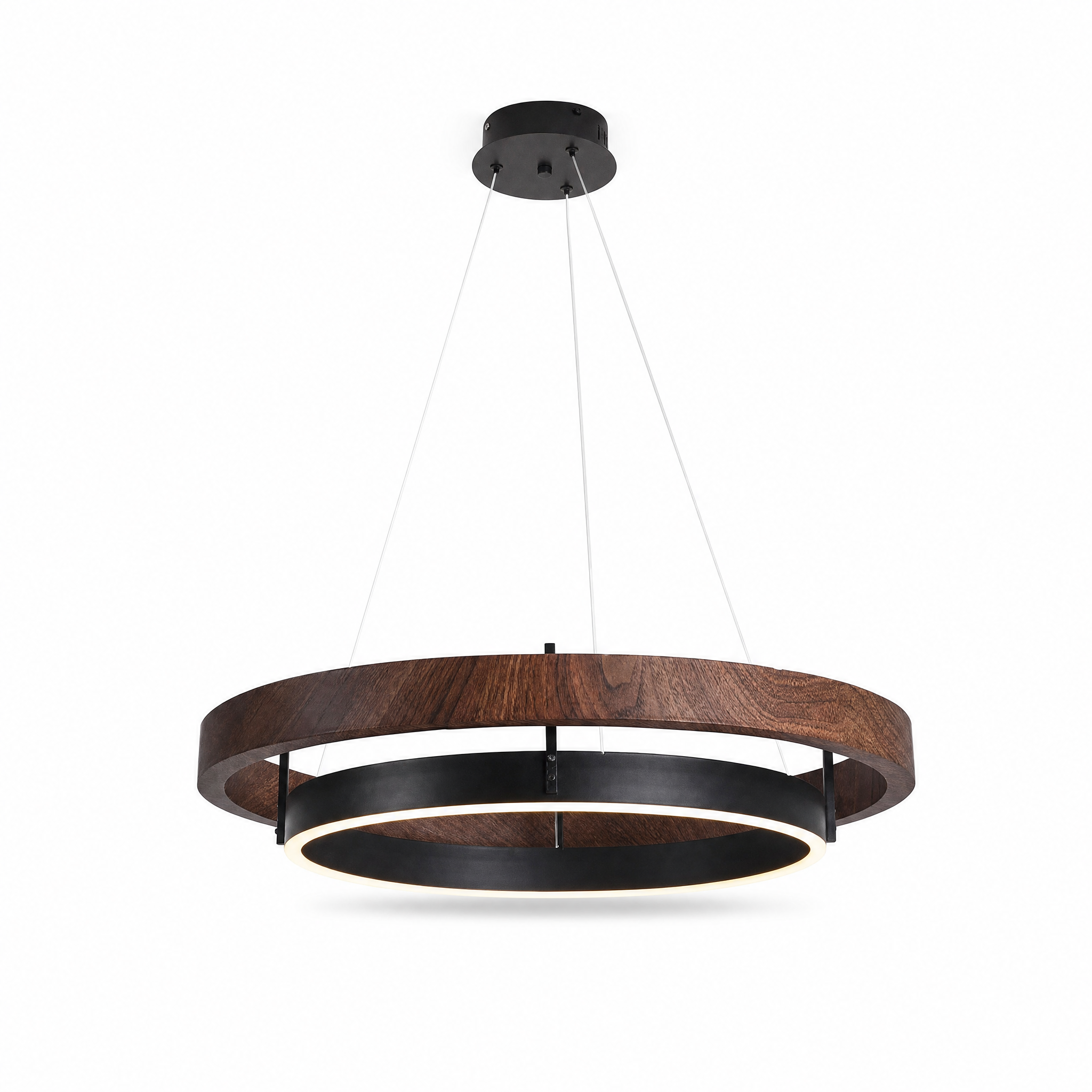 Ring Dunst chandelier on white background