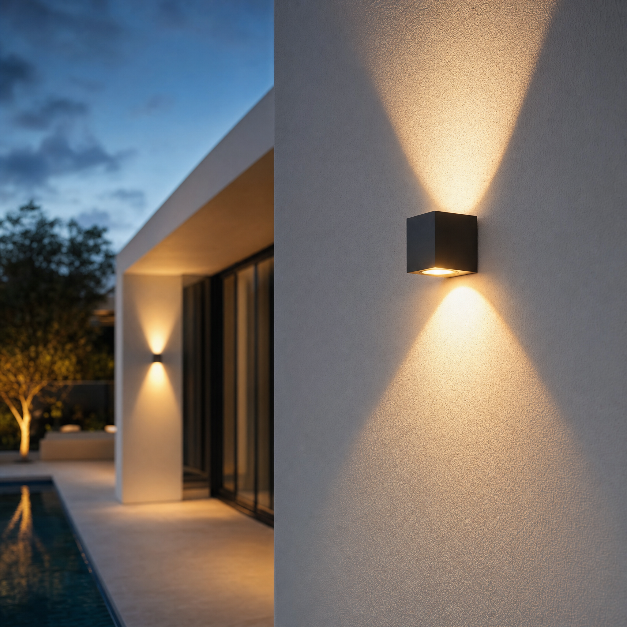 Square Wall Washer Double Light lifestyle