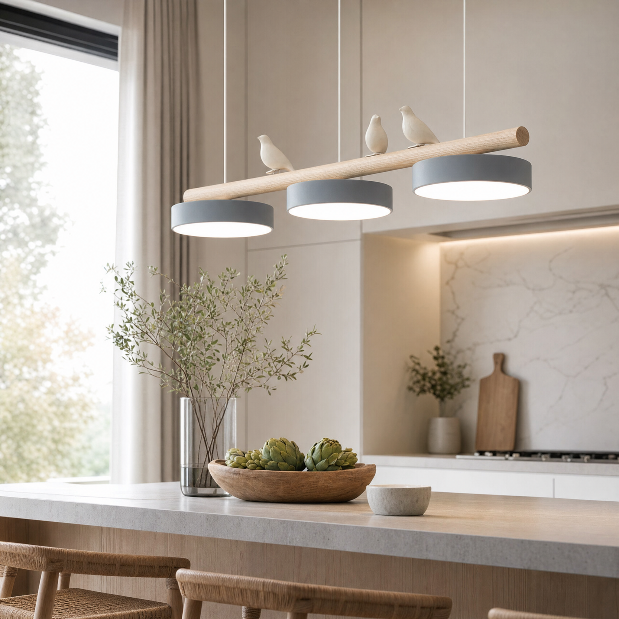 Sienna Bird Pendant Lamp - kitchen lifestyle