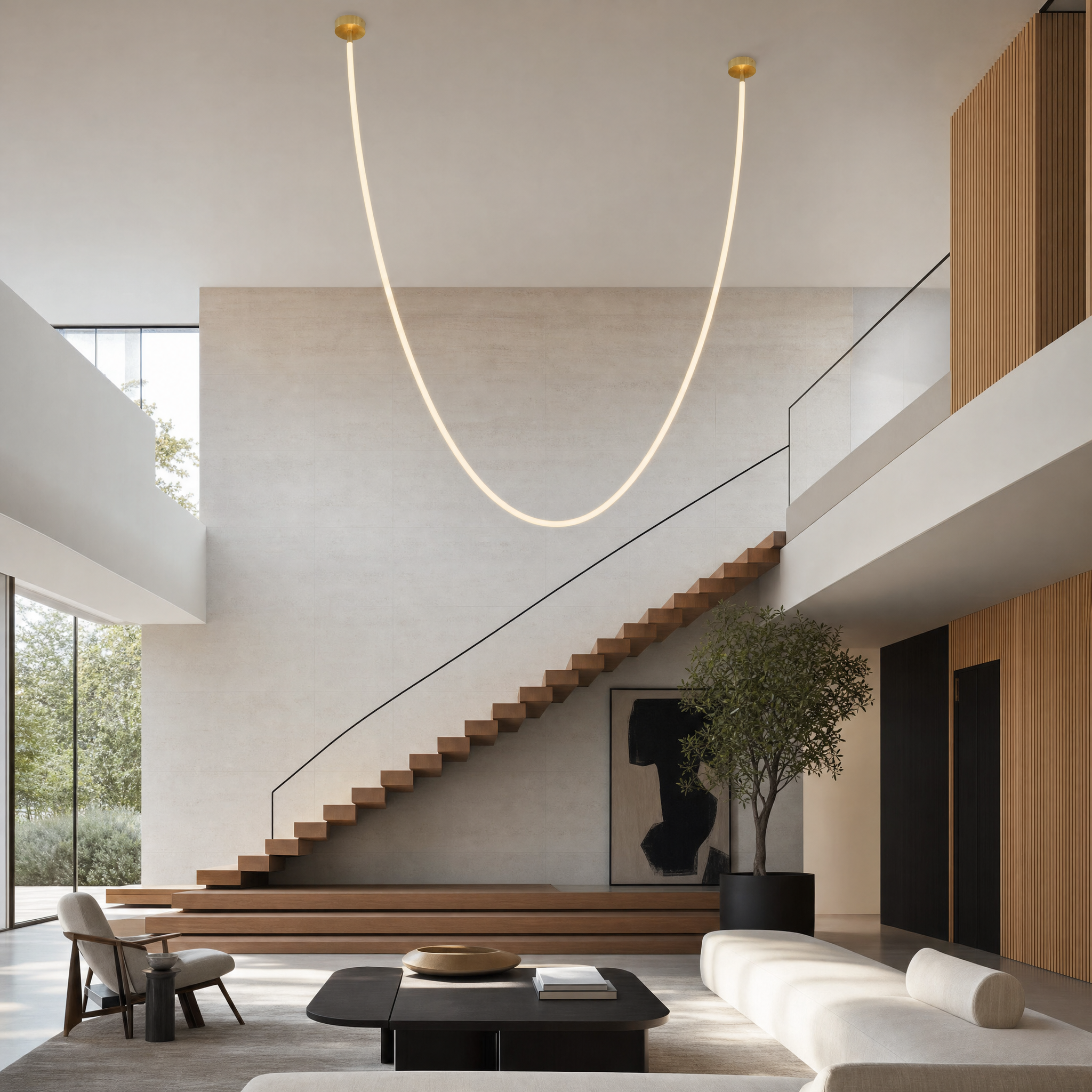 Flex LED Pendant - stairwell lifestyle