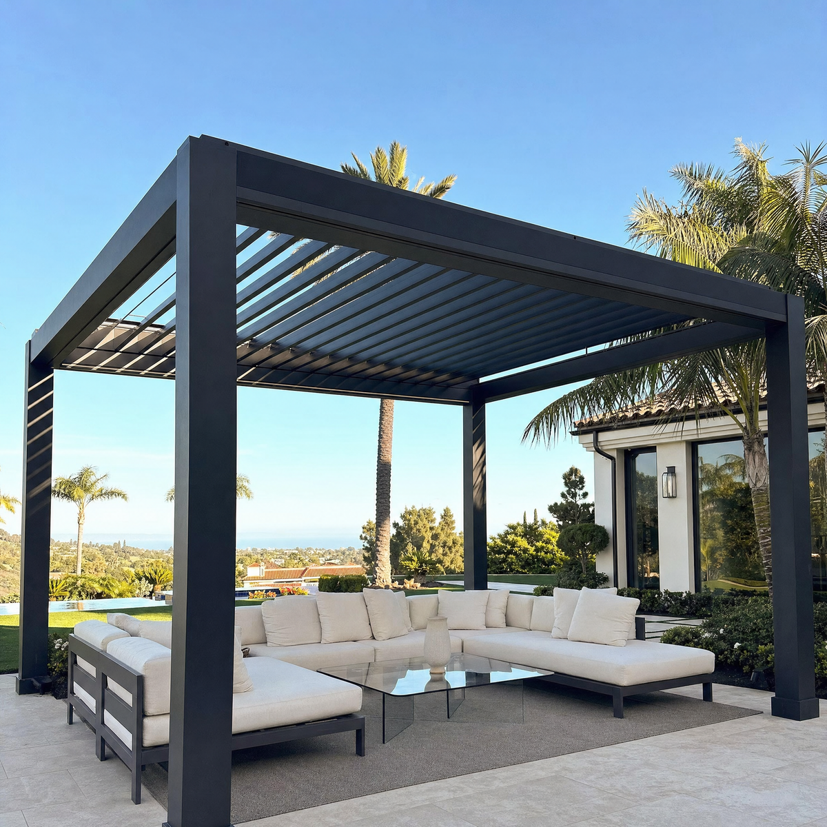 Customer review photo - pergola luxury backyard