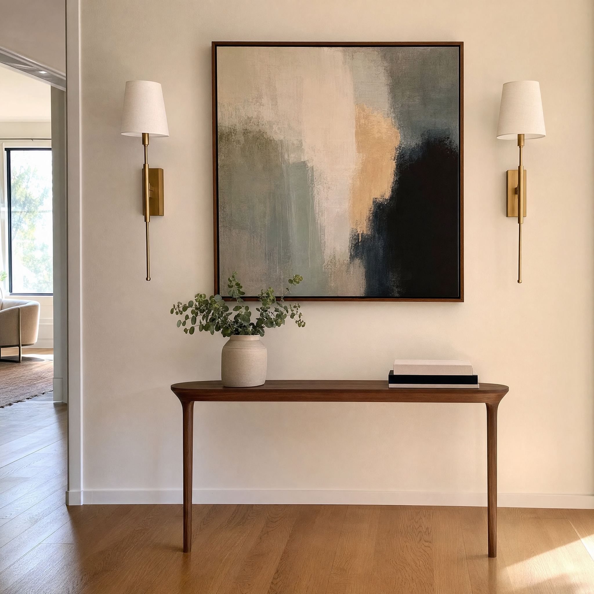 Customer review photo - sconces hallway